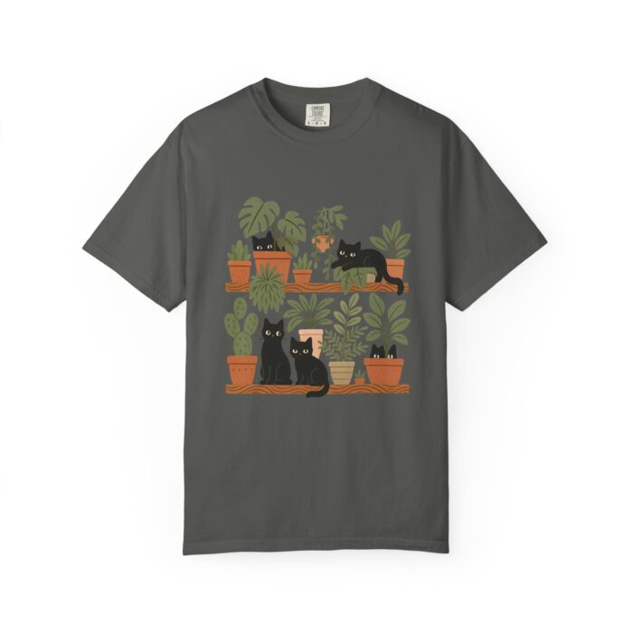Cats on Shelves and Plants - Image 4