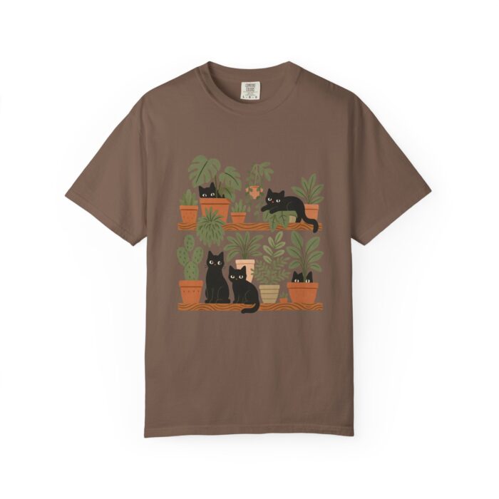 Cats on Shelves and Plants - Image 3