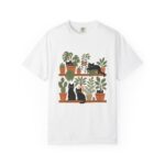 Cats on Shelves and Plants